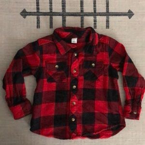 Old Navy Kids Flannel Button Down shirt